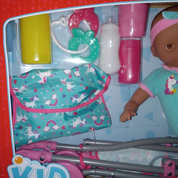 kids connection Toys New Kids Connection Piece Baby Doll Stroller